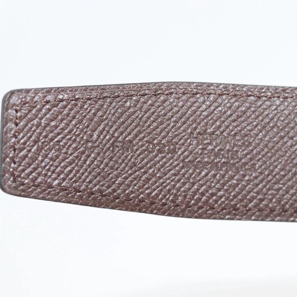HERMES Constance Belt Leather 48"" Wine Red Auth - Picture 6 of 11